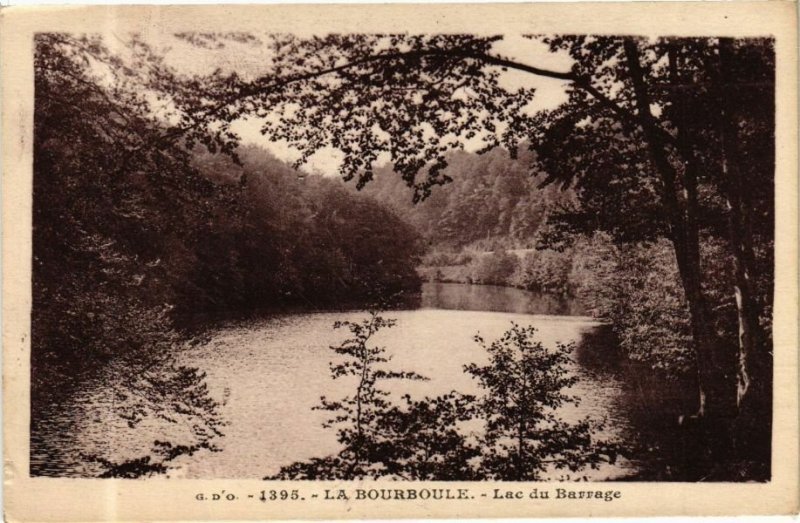 CPA G. D'O. - La BOURBOULE - Lac du Barrage (244826)