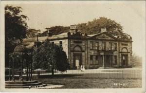 PC UNITED KINGDOM, KEIGHLEY, MANSION HOUSE, Vintage REAL PHOTO Postcard (b32026)