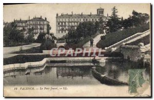 Old Postcard Valencia Park Jouvet