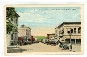 ID - Coeur D'Alene. Sherman Avenue looking West