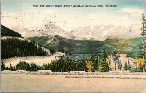 Colorado Rocky Mountains The Mummy Range 1951