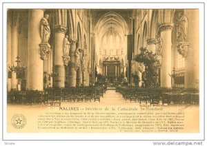 Interieur De La Cathedrale St-Rombaut, Malines (Antwerp), Belgium, 1900-1910s