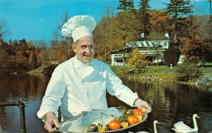RIDGEFIELD, Connecticut CT   STONEHENGE INN Restaurant Chef  ROADSIDE  Postcard