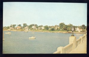 View From Bass River Bridge Postcard, Cape Cod, Massachusetts/MA