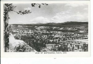 CF-476 Canada, Yukon, View of Whitehorse, Bird's Eye Real Photo Postcard RPPC