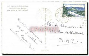 Old Postcard Thonon Les Bains Le Chateau de Sonnaz