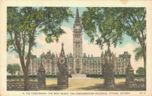 Canada In The Foreground The West Block The Confederation Buildings Ottawa 04.04