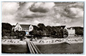 1930 Baltic Sea Resort Glucksburg Home Spa Hotel Germany RPPC Photo Postcard