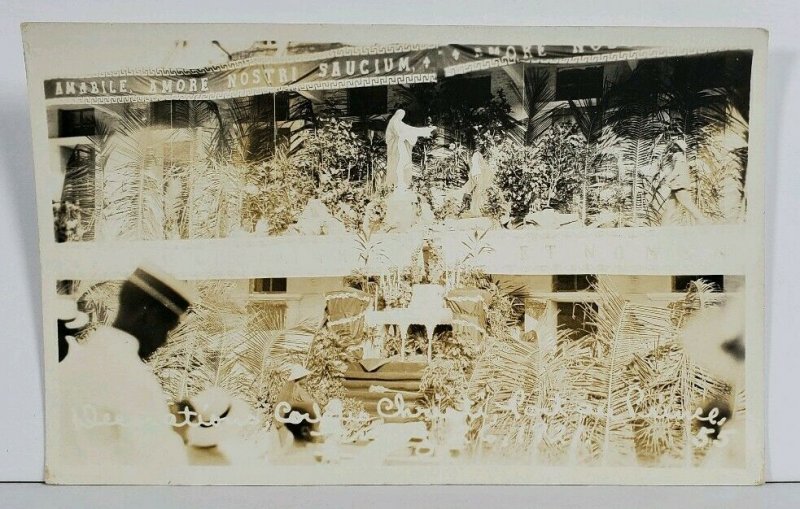 HAITI, Decorations, Corpus Christi in Port au Prince c1921 RPPC Postcard M13