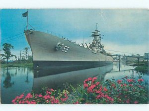 Pre-1980 military USS NORTH CAROLINA NAVY SHIP BOAT Wilmington NC AF4386