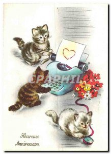 Modern Postcard Happy Birthday