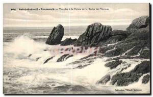 Postcard Old Saint Guenole Penmarch Storm at Pointe de la Roche Victims