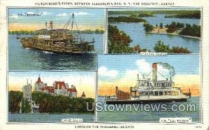 Hutchinson' Ferry, ThoUSA nd Island in Alexandria Bay, New York