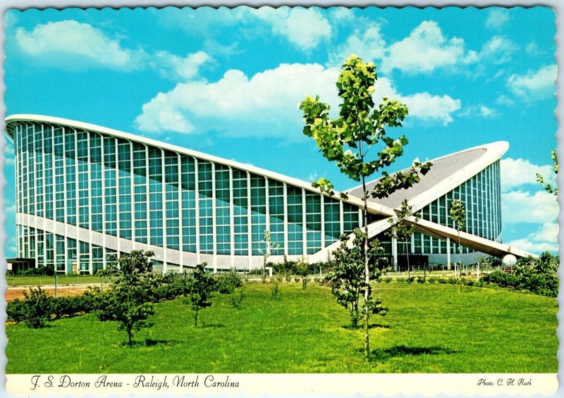 c1960s Raleigh, NC J.S. Dorton Arena Fairgrounds Modern Architecture 4x6 PC M11