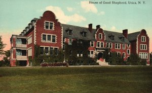 Vintage Postcard 1910's Big House House of Good Shepherd Utica New York N. Y.