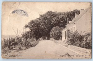 Middelfart Syddanmark Denmark Postcard Part from Teglgaard 1912 Antique