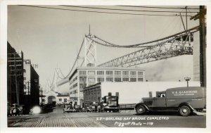 Piggott RPPC 1119 SF-Oakland Bay Bridge Completed, Giannini Delivery Svc Truck