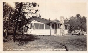 J81/ Gulliver Michigan RPPC Postcard c1940s Old Deerfield Cottage 287