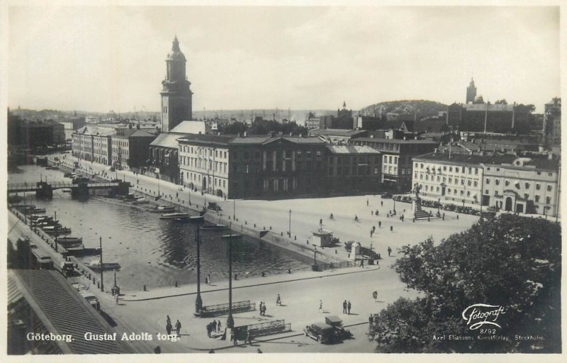 Lot of 3 real photo postcards 1930s Sweden Göteborg 