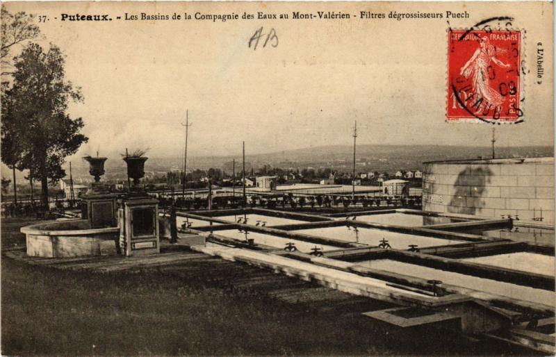 CPA PUTEAUX - Les Bassins de la Compagnie des Eaux au Mont-Valérien (740542)