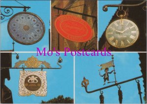 Denmark Postcard - Arhus, Kobstadmuseet Den Gamle By, Craftmen's Signs  RR20919
