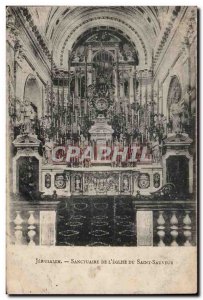Old Postcard Israel Jerusalem Shrine of the church of the Holy Savior