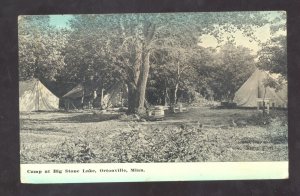 ORTONVILLE MINNESOTA BIG STONE LAKE SCENE VINTAGE POSTCARD WELCH CENTER MISSOURI