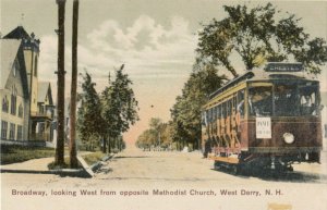 WEST DERBY, New Hampshire, 1901-07; Broadway looking Wesr