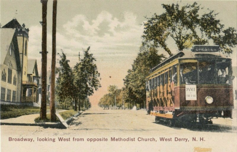 WEST DERBY, New Hampshire, 1901-07; Broadway looking Wesr