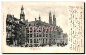 Old Postcard Amsterdam Het Postkantoor