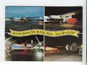 430861 UK Bournemouth royal mail air services airports collage postcard