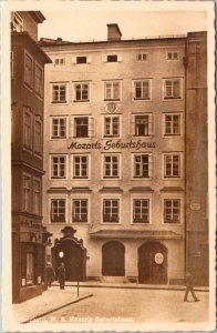 Austria Salzburg Mozarts Birth House Real Photo