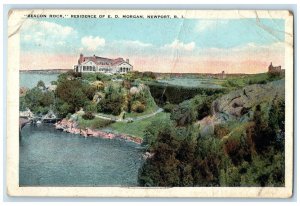 c1920 Beacon Rock Residence ED Morgan Newport Rhode Island RI Vintage Postcard