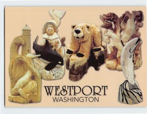 Postcard Westport, Washington