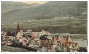 VOOSEVANGEN, Norway, 1900-1910s; Bird's Eye View