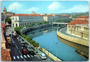Postcard - Ercolani Arches and River Misa - Senigallia, Italy