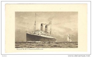 Oceanliner/Steamer, Sailboats, Cunard R.M.S. Franconia & Laconia, 1900-1910s