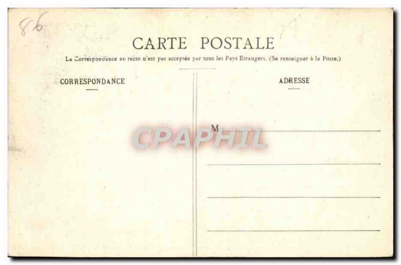 Old Postcard Poitiers L & # 39Eglise Saint Hilaire le Grand Facade North Side