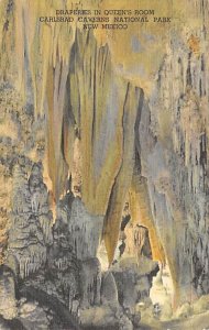 Draperies in Queen's Chamber Carlsbad Caverns National Park, New Mexico NM s 