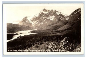 1920s Lowe River Snowslide Gultch Richardson Highway Alaska Real Photo RPPC P165