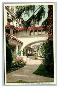 Vintage 1910's Advertising Postcard - Courtyard Gardens Hotel Green Pasadena CA