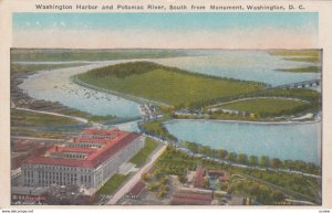 WASHINGTON D.C., 1900-10s ; Washington Harbor & Potomac River, South from Mon...