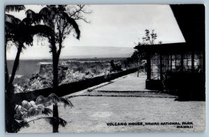 Hawaii National Park Hawaii HI Postcard RPPC Photo Volcano House 1957 Vintage