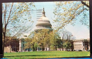 United States Capitol Washington DC 1962 Vintage Postcard