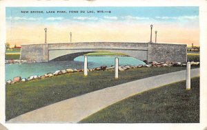 Lake Park New Bridge  - Fond Du Lac, Wisconsin WI  