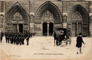 CPA PARIS (1e) - Notre Dame de Paris Portail (214084)