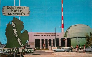 Postcard Michigan 1963 Big Rock Point Nebular Plant Miles #13996 23-5804