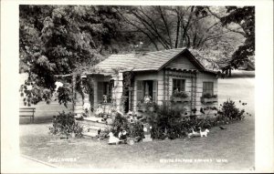 White Sulphur Springs West Virginia WV Play House Real Photo Vintage Postcard