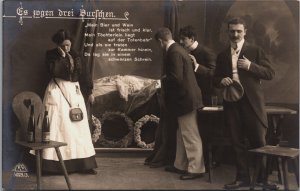 Es Zogen Drei Burschen Opera Performance Vintage RPPC C287