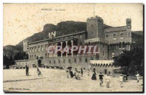 Old Postcard Monaco Palace